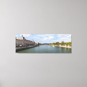 Impressão Em Tela Panorâmica do Musee d'Orsay a partir de Pont Royal