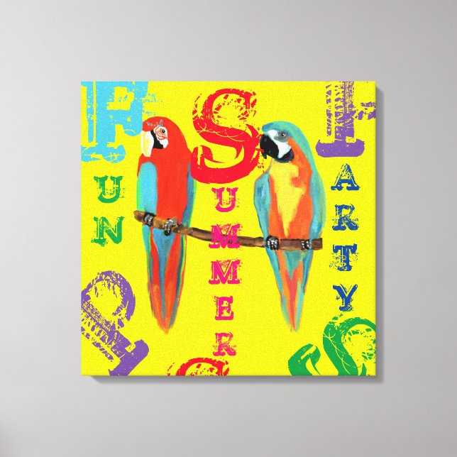 Impressão Em Tela PAPagaios (Frente)