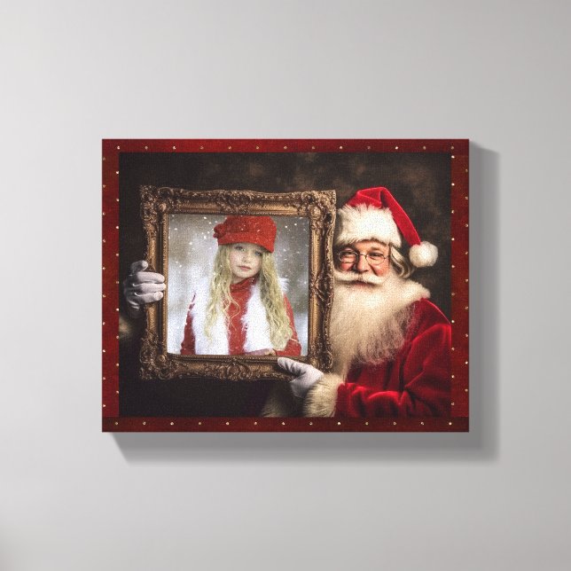 Impressão Em Tela Papais noeis do Mundo Antigo | Adicionar a sua fot (Frente)