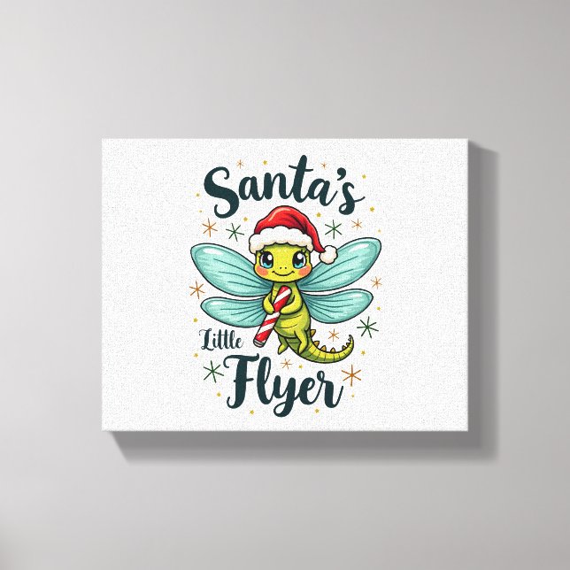 Impressão Em Tela Papais noeis Dragonfly (Frente)