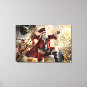 Impressão Em Tela Papais noeis É Um Pirata