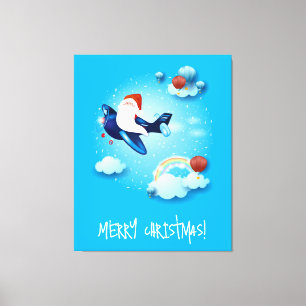 Impressão Em Tela Papais noeis estão chegando