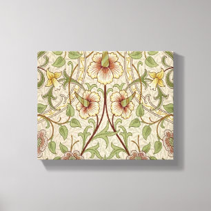 Impressão Em Tela Papel de Parede Flor Clássico Narciso William Morr