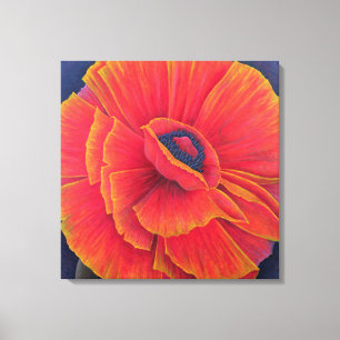 Impressão Em Tela Papoila grande 2003