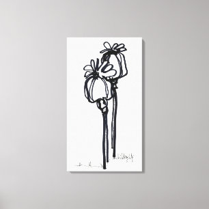 Impressão Em Tela Papoilas 1