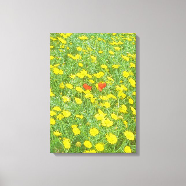 Impressão Em Tela Papoilas aquáticas (Frente)