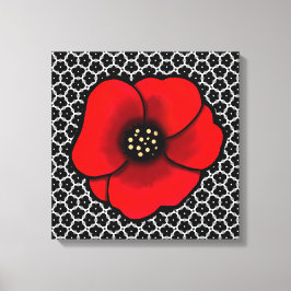 Impressão Em Tela Papoula do Jardim Gótico Poppy