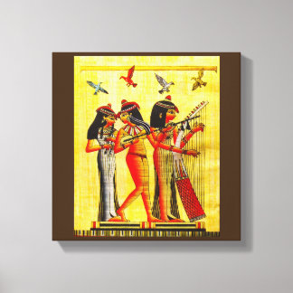 Impressão Em Tela Papyrus, Amizade Egípcia