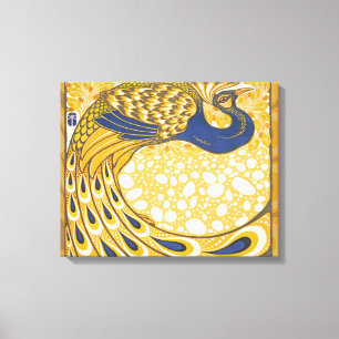 Impressão Em Tela Paquock Antique Vintage Colorida