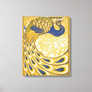 Impressão Em Tela Paquock Antique Vintage Colorida