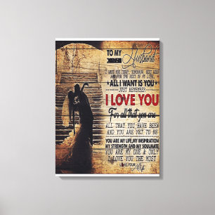 Impressão Em Tela Para o meu marido presente, novo decorador