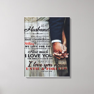 Impressão Em Tela Para o meu marido presente Presente Feriado
