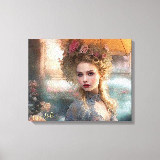 Impressão Em Tela Para Ver Tudo... Carregar e guarda-chuva (Frente)