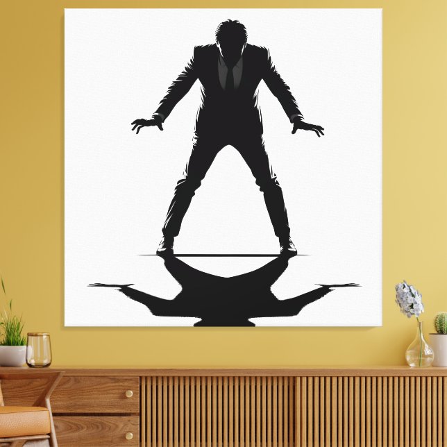 Impressão Em Tela Pare! (Insitu(Sala de estar))