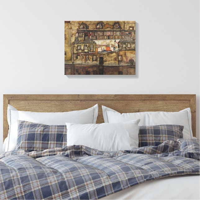 Impressão Em Tela Parede de Casa no Rio (Insitu(Quarto))