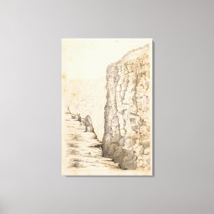 Impressão Em Tela Paredes de cratera, Kilauea, Havaí