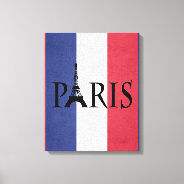 Impressão Em Tela Paris (Frente)