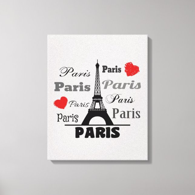 Impressão Em Tela Paris (Frente)