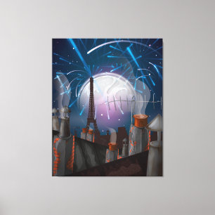 Impressão Em Tela Paris