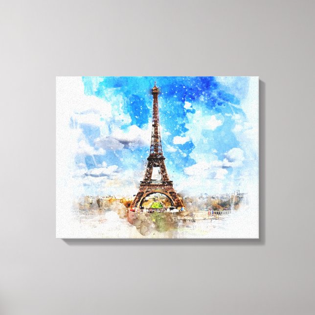 Impressão Em Tela Paris (Frente)