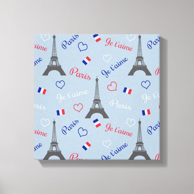 Impressão Em Tela Paris (Frente)