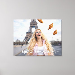 IMPRESSÃO EM TELA PARIS - MUITO OBRIGADO