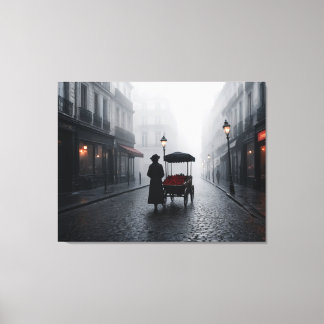 Impressão Em Tela Parisian Fog and Roses