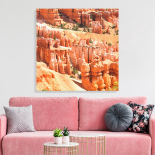 Impressão Em Tela Parque Bryce Canyon Utah Paisagem Hoodoos Foto