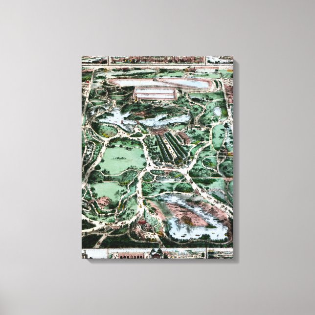 IMPRESSÃO EM TELA PARQUE CENTRAL, 1860 (Frente)