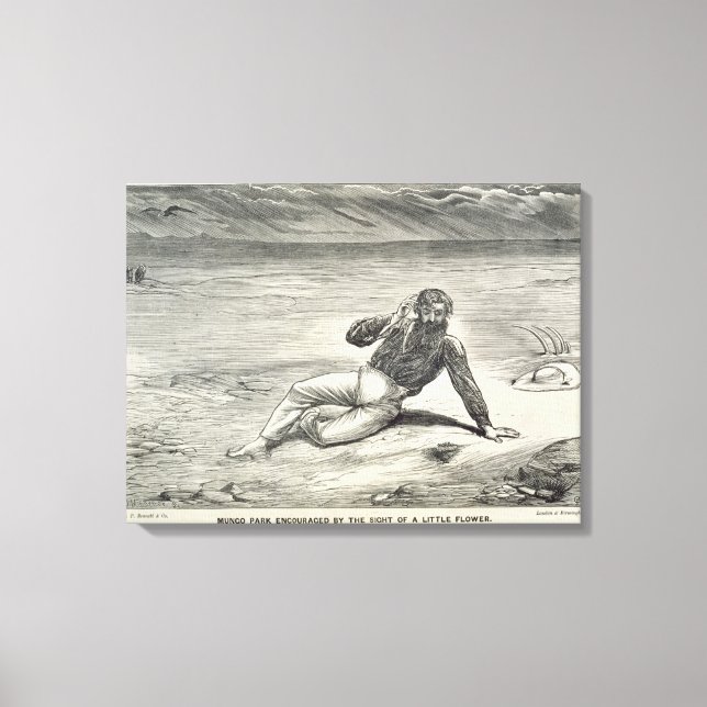 Impressão Em Tela Parque de Mungo (1771-1806) encorajado pela visão  (Frente)
