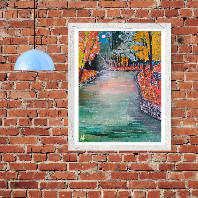 Impressão Em Tela Parque de San Vicente, pintura por Alfred Fox (Not Actual Size)