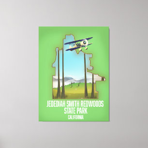 Impressão Em Tela Parque Estadual das Sequóias de Jedediah Smith