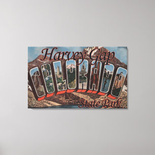 Impressão Em Tela Parque estadual de Harvey Gap, Colorado