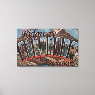 Impressão Em Tela Parque estadual de Ridgway, Colorado