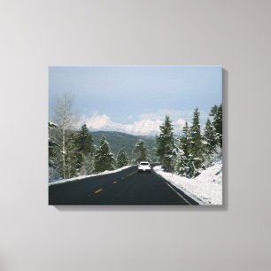 Impressão Em Tela Parque Nacional do Grande Teton de inverno