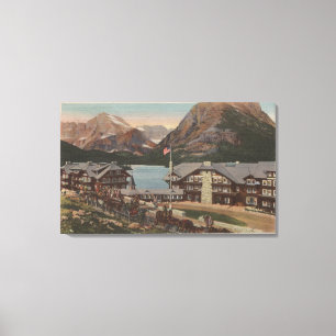 Impressão Em Tela Parque Nacional Glacier, MT - Hotel Glacier 2