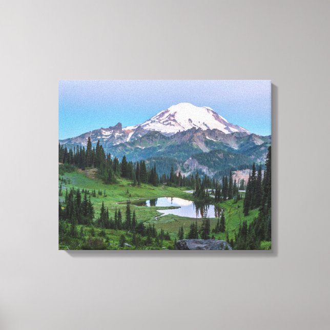 Impressão Em Tela Parque Nacional Monte Rainier (Frente)