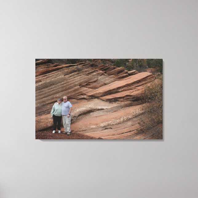 Impressão Em Tela Parque Nacional Zion (Frente)
