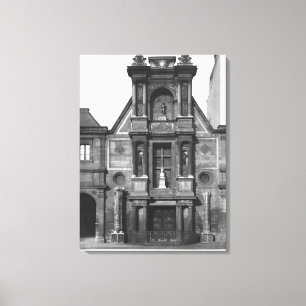 Impressão Em Tela Parte central do fa�ade principal