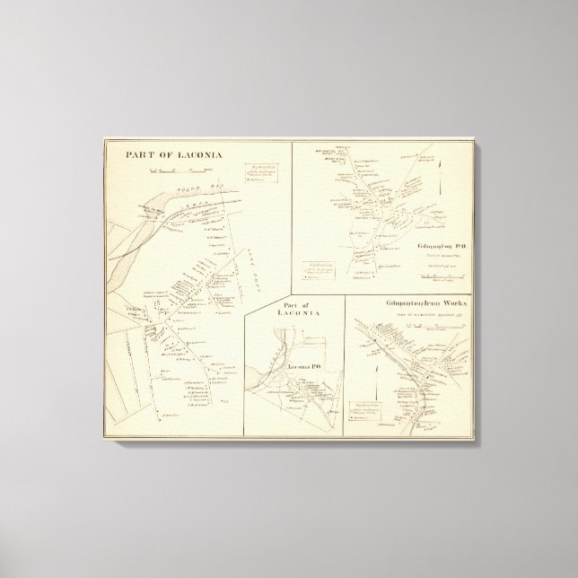 Impressão Em Tela Parte da Laconia (Frente)