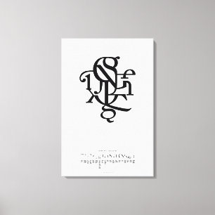 Impressão Em Tela Partes de um caráter 20 x 30