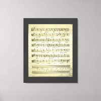 Partitura Antiga, Partitura Musical Antiga 1810