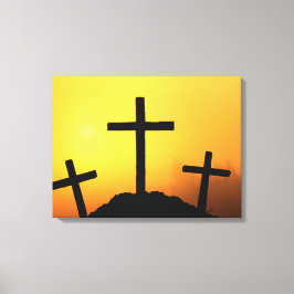 Impressão Em Tela Páscoa e Palm domingos cruzamentos e cenas