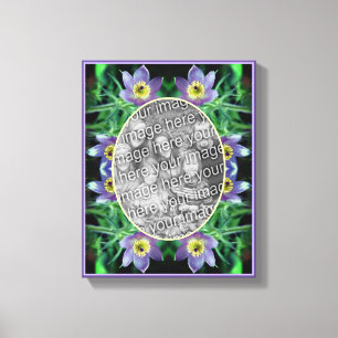 Impressão Em Tela Pasque Flores Frame Crie Sua Própria Foto