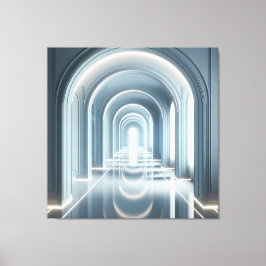 Impressão Em Tela Passage with Light Perspective