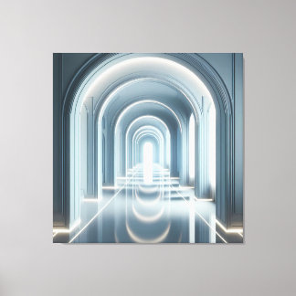 Impressão Em Tela Passage with Light Perspective