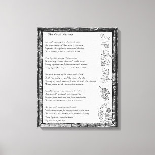 Impressão Em Tela Passagem de duas almas