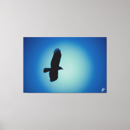 Impressão Em Tela Pássaro em uma série de posto nº 6