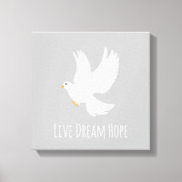 Pássaro pomba branco na cinza