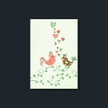 Impressão Em Tela Pássaros do Amor<br><div class="desc">Inspiração e feriados</div>